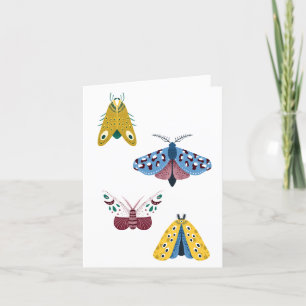 ARTFUL MOTHS BLANK CARD