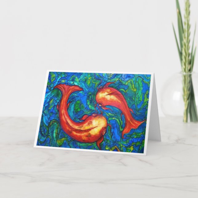 Artful Note Card - Courtship (Front)