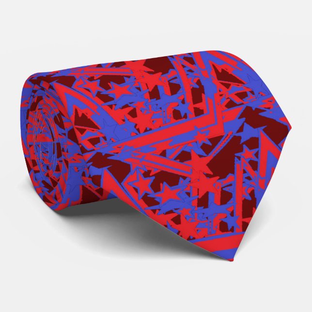 Artful Tie--Abstract Tie (Rolled)