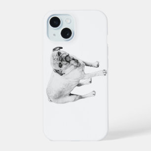 Artfully Shaded Dog Adds Appeal To Your Device iPhone 15 Case