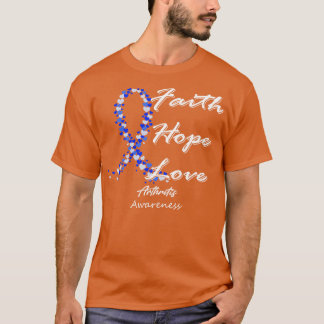 Arthritis Awareness Faith Hope Love In This Family T-Shirt