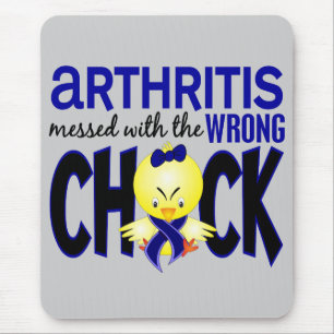 Arthritis Messed With The Wrong Chick Mouse Pad