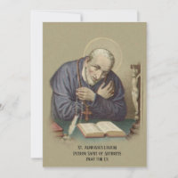Arthritis Patron Saint Alphonsus Prayer Religious
