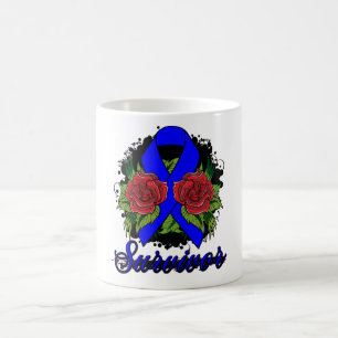 Arthritis Survivor Rose Grunge Tattoo Coffee Mug
