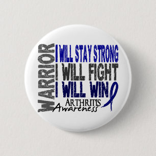 Arthritis Warrior 6 Cm Round Badge