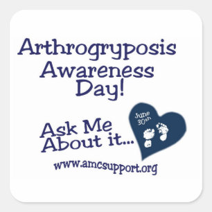 Arthrogryposis Awareness Day Sticker