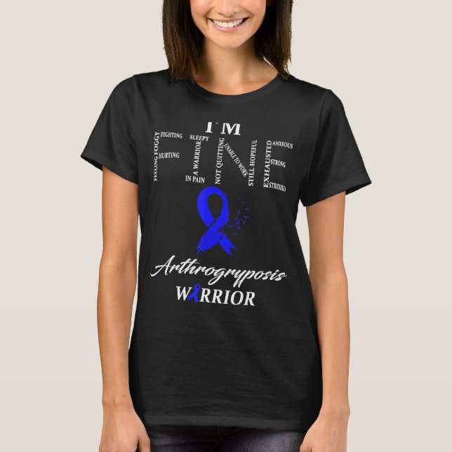 Arthrogryposis Warrior Im Fine T-Shirt (Front)