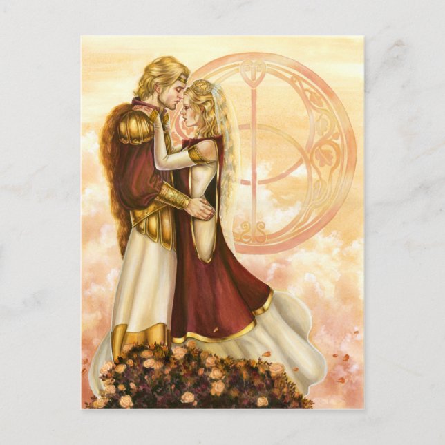 Arthur and Guinevere's Wedding Postcard (Front)