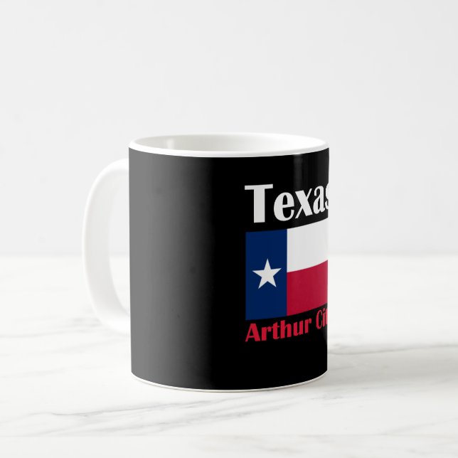 Arthur City TX Coffee Mug (Front Left)