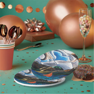 Arthur Dove, Clouds and Water Paper Plate