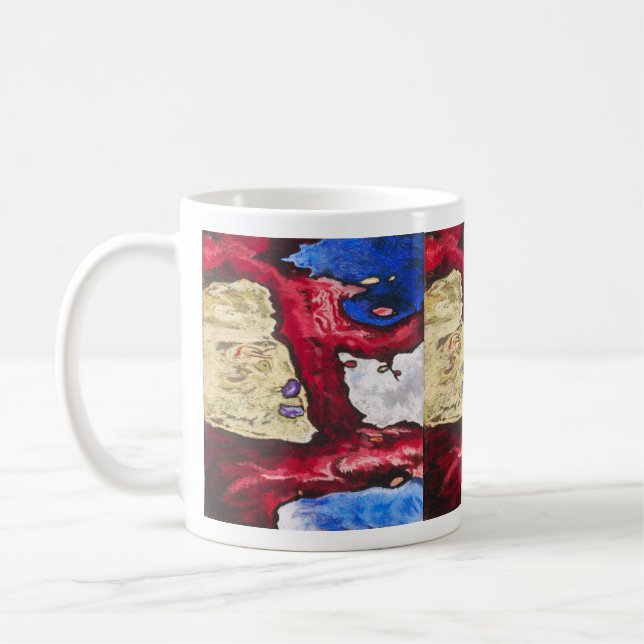 "Arthur Dove's 'Tree Forms and Water' Art Mugs" Coffee Mug (Left)