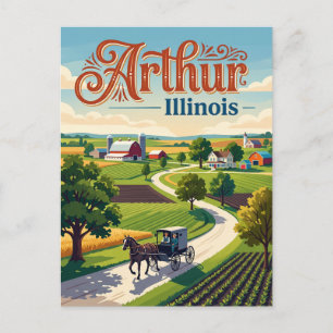 Arthur, Illinois Postcard