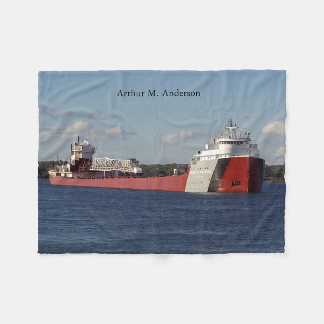 Arthur M. Anderson blanket (Front (Horizontal))