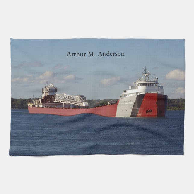 Arthur M. Anderson kitchen towel (Horizontal)