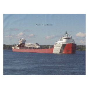 Arthur M. Anderson table cloth