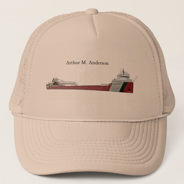 Arthur M. Anderson trucker hat (Front)