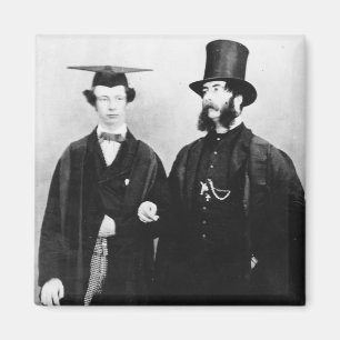 Arthur Munby and his father, c.1851 Magnet