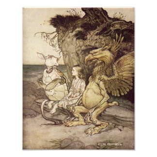 Arthur Rackham 1907 "That's Curious" Print
