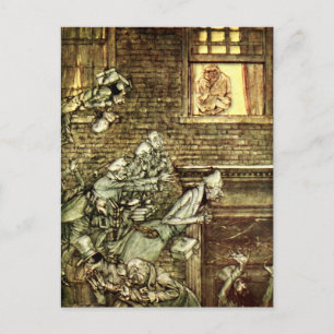Arthur Rackham - A Christmas Carol - Ghosts Postcard