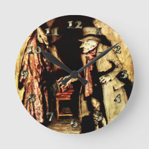 Arthur Rackham - A Christmas Carol - Grumpy Round Clock