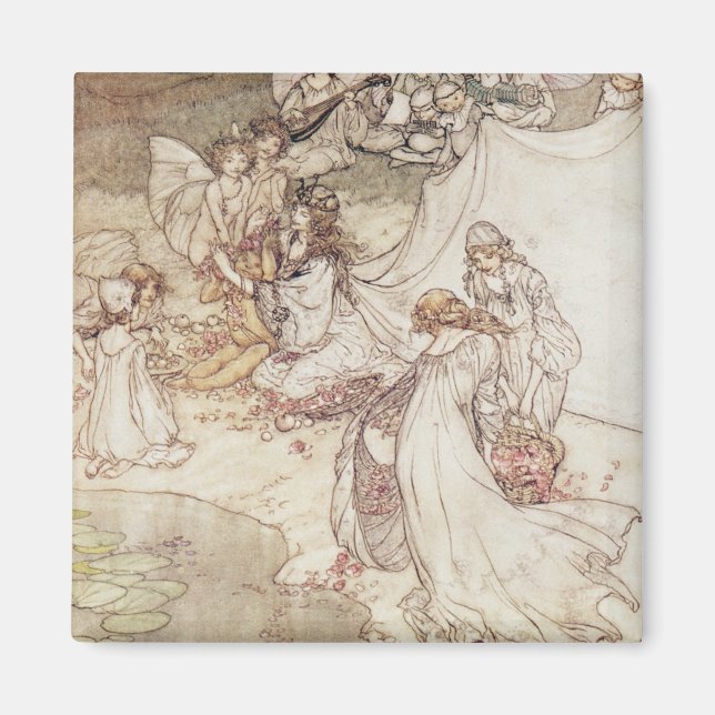 Arthur Rackham | Illustration for a Fairy Tale, Fa Magnet (Front)