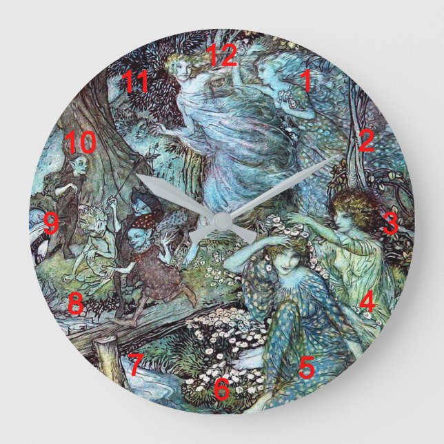 Arthur rackham large clock (Front)