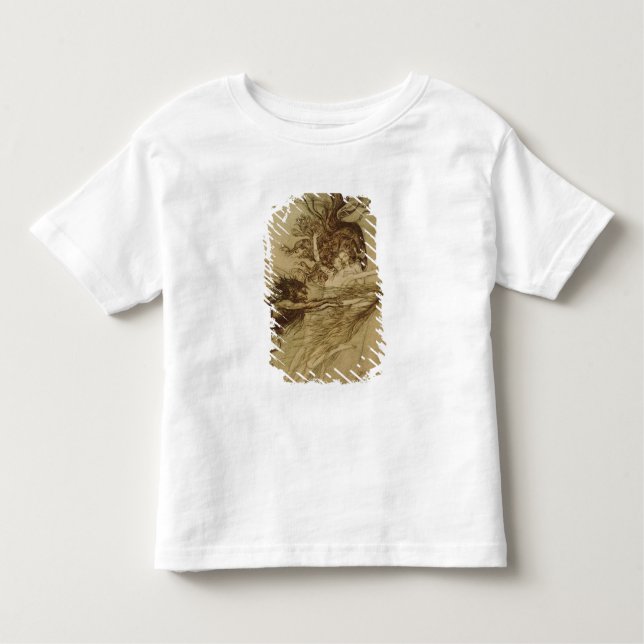 Arthur Rackham | The Rhinemaidens teasing Alberich Toddler T-Shirt (Front)