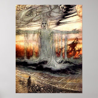 Arthur Rackham - vintage fairytale art Poster