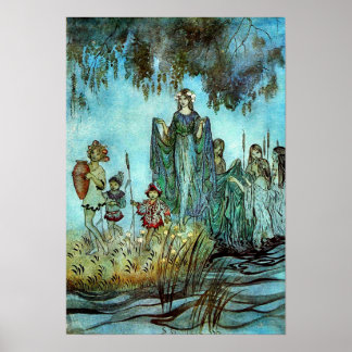 Arthur Rackham - vintage fairytale art Poster