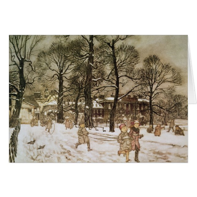 Arthur Rackham | Winter in Kensington Gardens from (Front Horizontal)