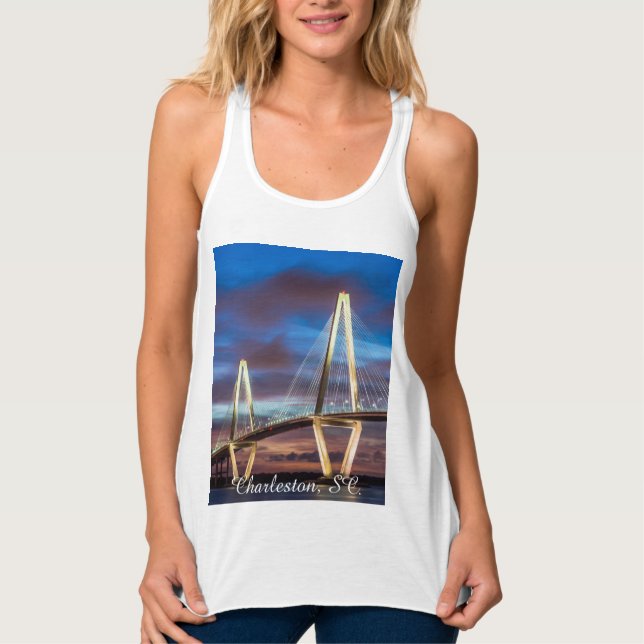 Arthur Ravenal Bridge at Night Singlet (Front)