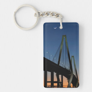 Arthur Ravenel Jr. Bridge at Dusk Key Ring