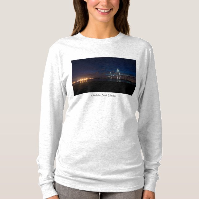 Arthur Ravenel Night Pano Long Sleeve T-Shirt (Front)