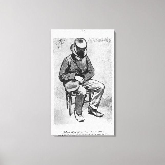 Arthur Rimbaud Canvas Print (Front)