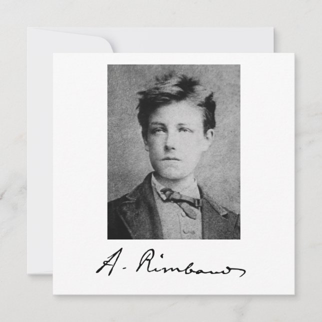 Arthur Rimbaud Card (Front)