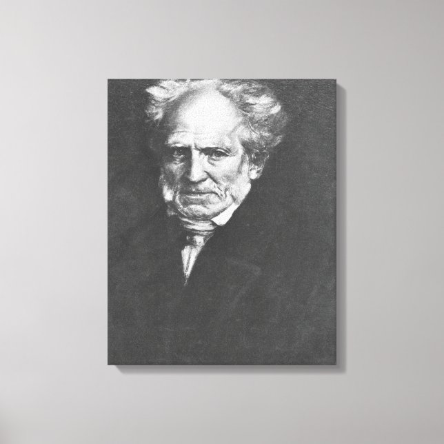 Arthur Schopenhauer Canvas Print (Front)