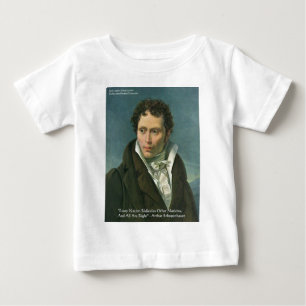 Arthur Schopenhauer "Nations Ridicule" Quote Gifts Baby T-Shirt