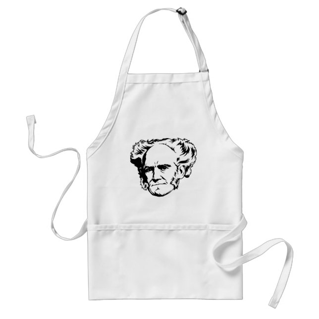 Arthur Schopenhauer Portrait Standard Apron (Front)