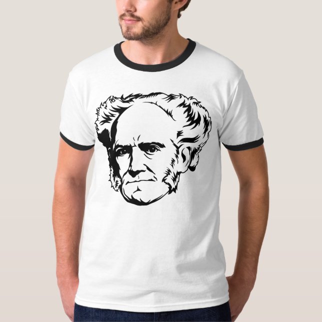 Arthur Schopenhauer Portrait T-Shirt (Front)