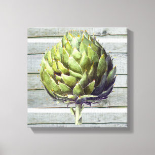 Arthur the artichoke canvas print