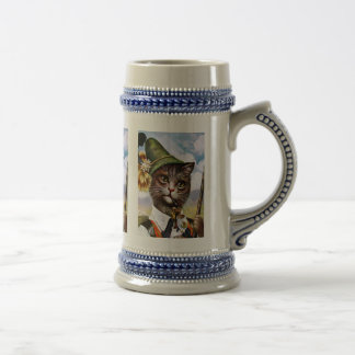 Arthur Thiele - Bavarian Alps Cat Beer Stein
