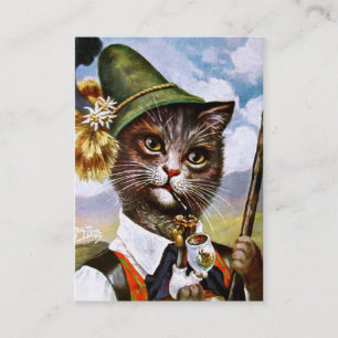 Arthur Thiele - Bavarian Alps Cat Business Card