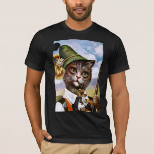Arthur Thiele - Bavarian Alps Cat T-Shirt
