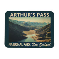 Arthur's Pass National Park New Zealand Vintage 
