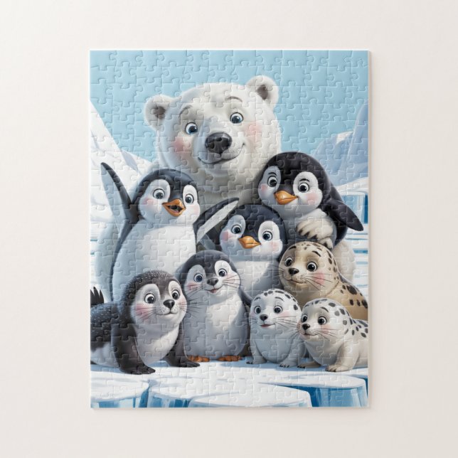 Artic Animals Jigsaw Puzzle (Vertical)