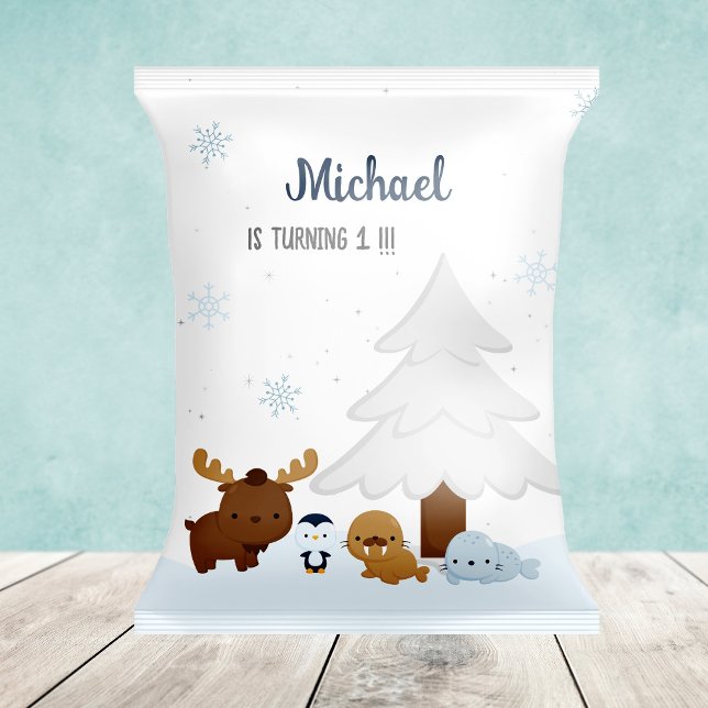 Artic Animals Party Favour Bag Chip Bag Wrapper (Creator Uploaded)