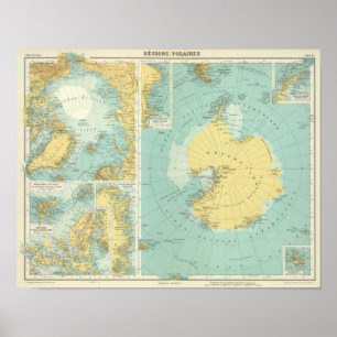 Artic, Antarctica Poster