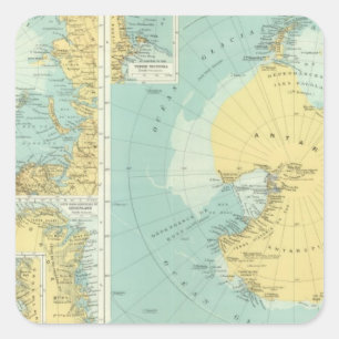 Artic, Antarctica Square Sticker