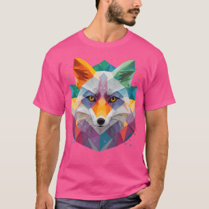 Artic Fox Patchwork Cute Arctic Foxes T-Shirt