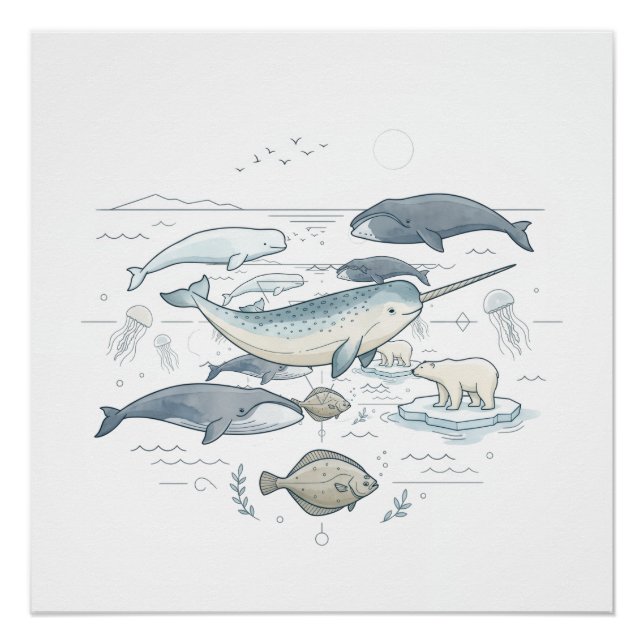 Artic Ocean Sky Poster (Front)